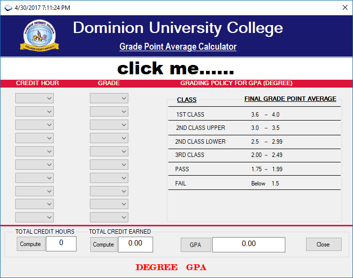 The new Interface of the Application by Shadrack Inusah