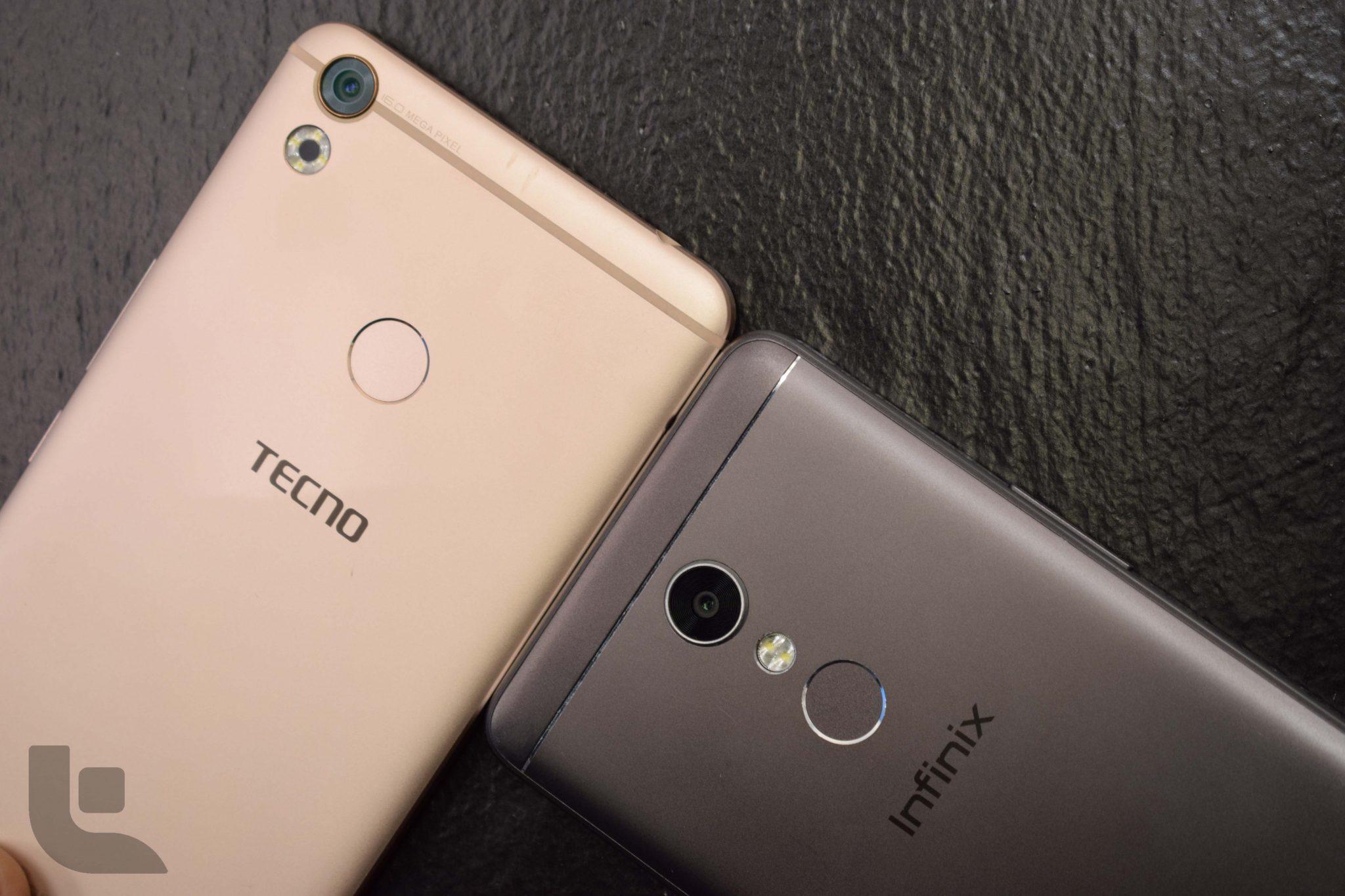 Tecno Camon CX vs. Infinix S2