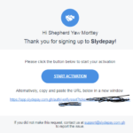 Email Confirmation after initial registration