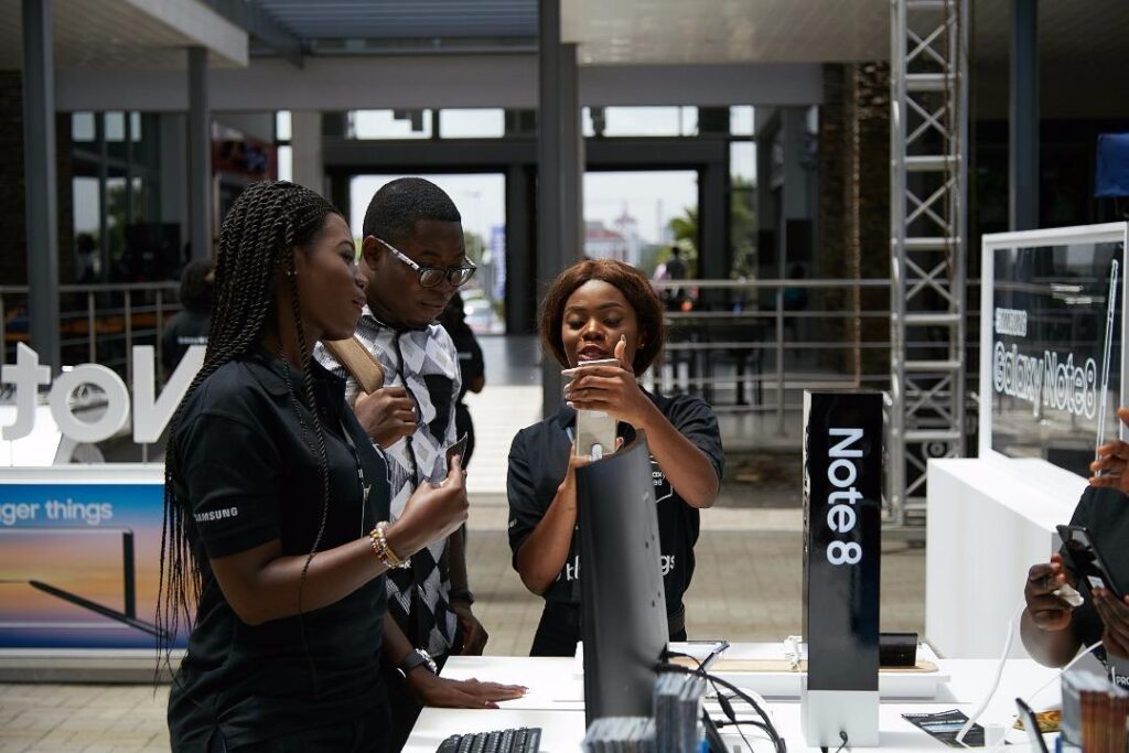 Earlier today, I was at the Unveiling of the Note 8 in Ghana