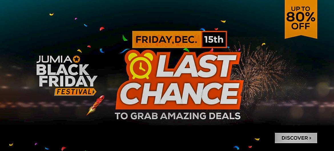 Last Chance! Jumia Black Friday Ends today with Mega 80% Off Deals