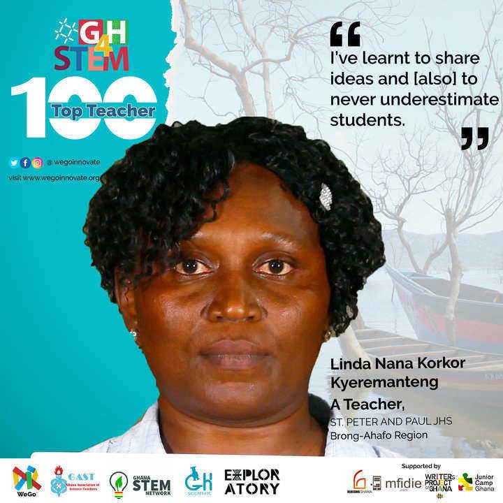 #GH4STEM TOP 100 Teacher: Linda Nana Korkor Kyeremanteng – St. Peter and Paul JHS