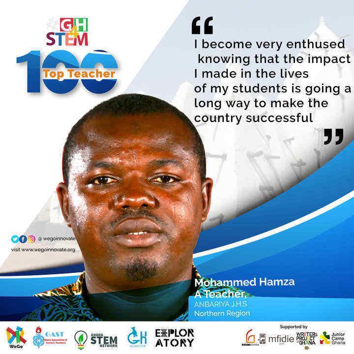 #GH4STEM TOP 100 Teacher: Mohammed Hamza – Anbariya J.H.S.
