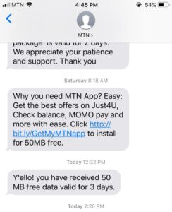 Free data