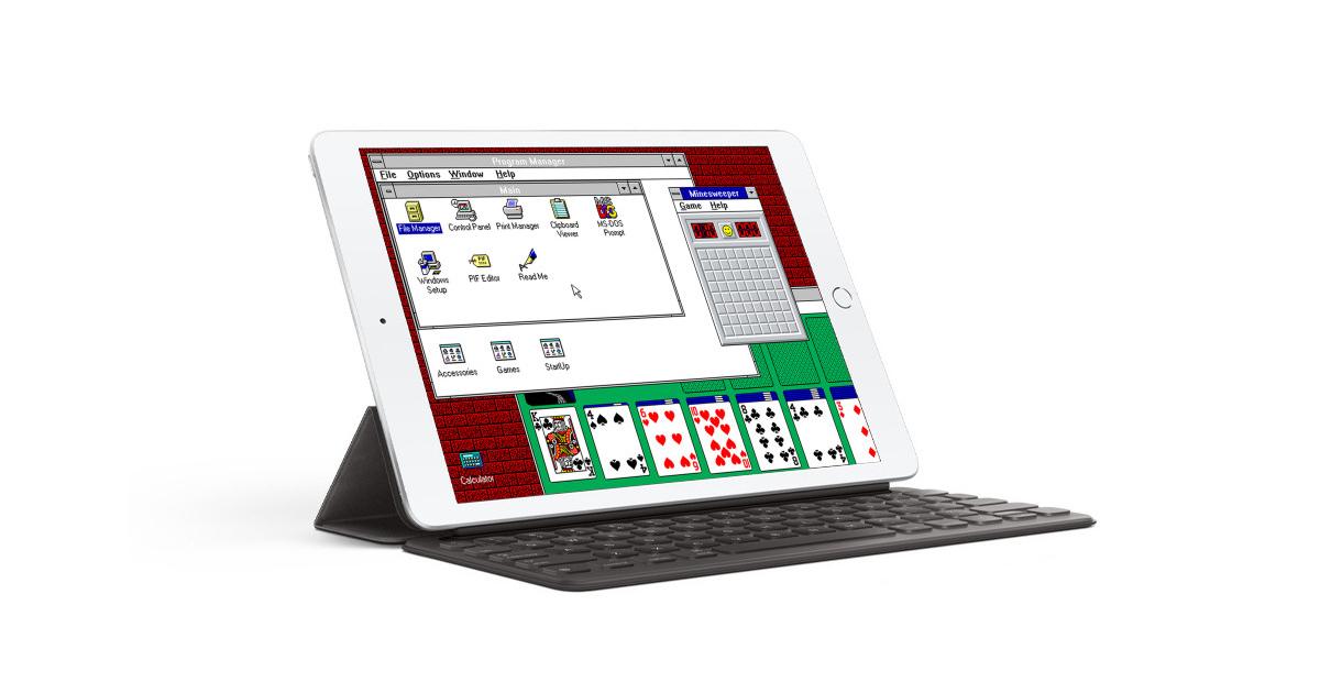 How to install Windows 3.1 on an iPad