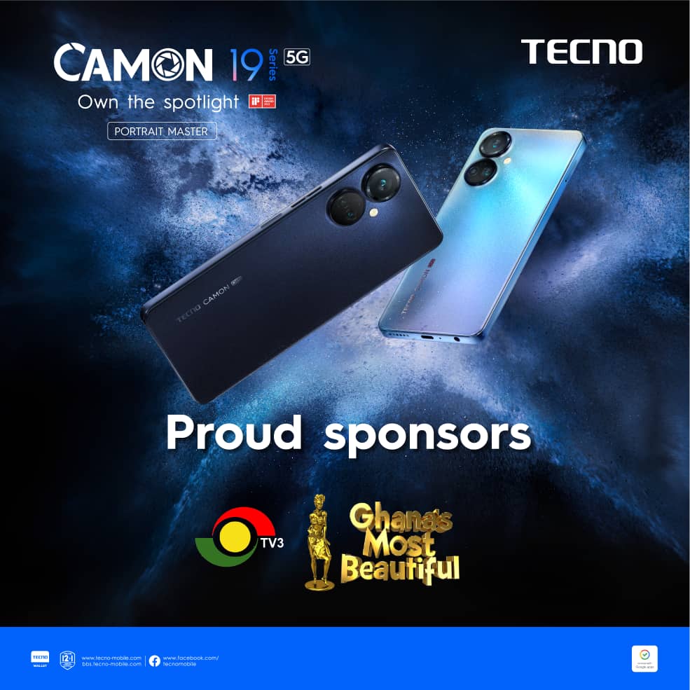TECNO CAMON 19 Series Gets Onboard TV3 Ghana’s Most Beautiful (GMB 22’) As Official Smartphone Sponsor